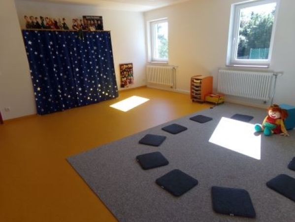 Ton und Tutu - einer der neuen Kreativräume lädt zum Kasperletheater und musizieren ein