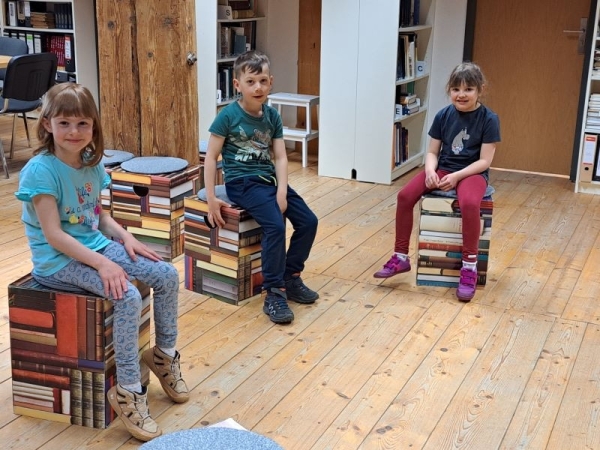 In der Bibliothek ist es toll