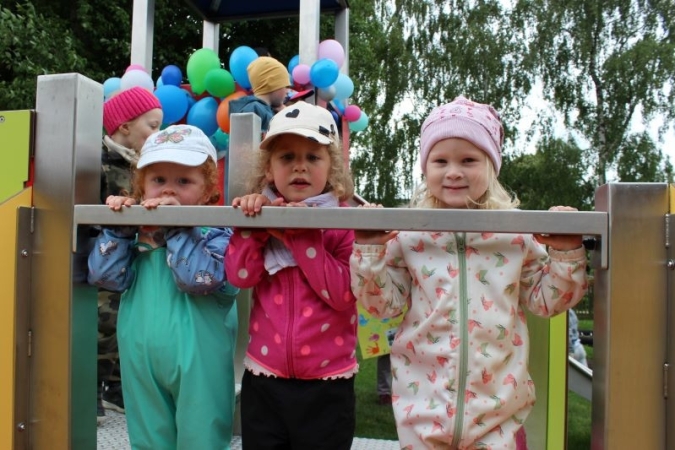 Einweihung Kletterturm