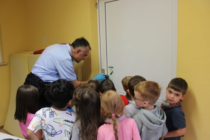 Die Bundespolizei war zu Besuch