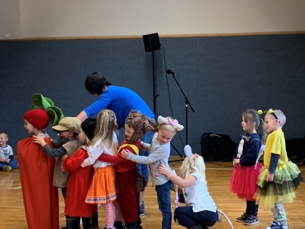 die Rübe wird gezogen