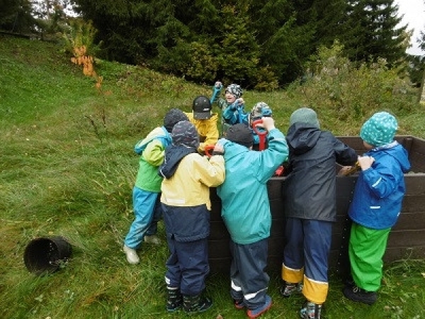 Auch die Schulanfänger waren fleißig