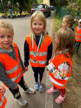Vorschüler Sept. 2026 - der Crosslauf an der Grundschule war ein voller Erfolg