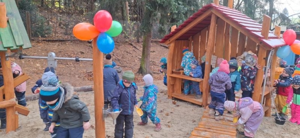 Eröffnung der neuen Sandlandschaft