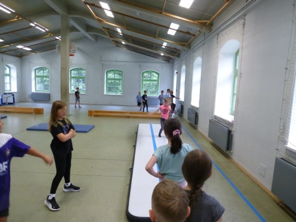 Parcour-Lauf in der Meyerfabrik