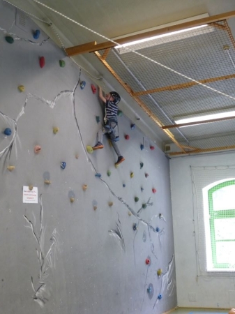 Klettern in der Meyerfabrik
