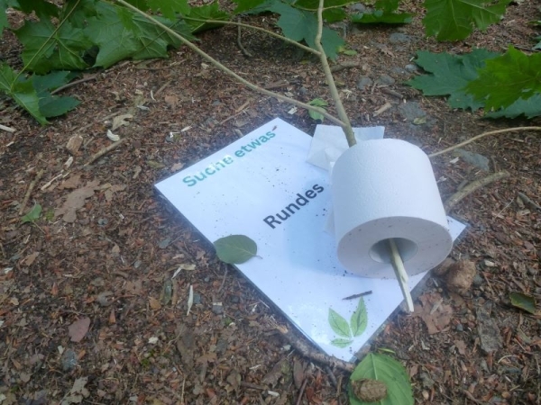 Naturbingo füllen im Wald