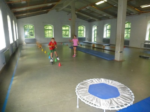 Parcour-Lauf in der Meyerfabrik