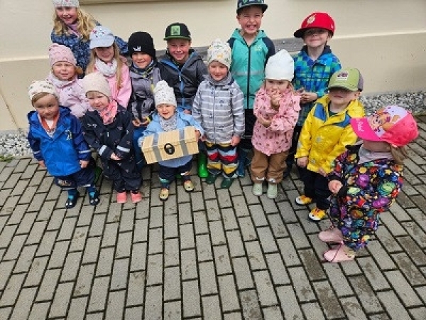 Die Schatzkiste wurde endlich gefunden.