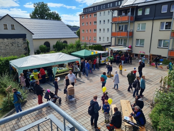 500 Jahre Marienberg - wir waren dabei im Hof Töpferstraße